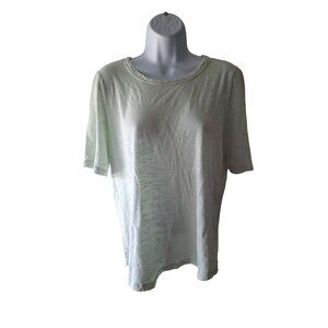 Banana Republic Malibu Tee L Mint Green Soft Girl Minimalist Soft Girl Modal